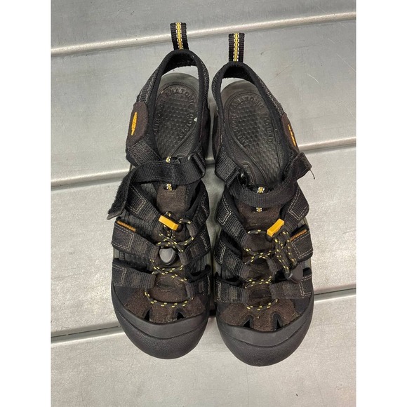 Keen Commuter Cycling Sandals Womens 8.5 Black Brown Clips Bike Cycling - Picture 1 of 8